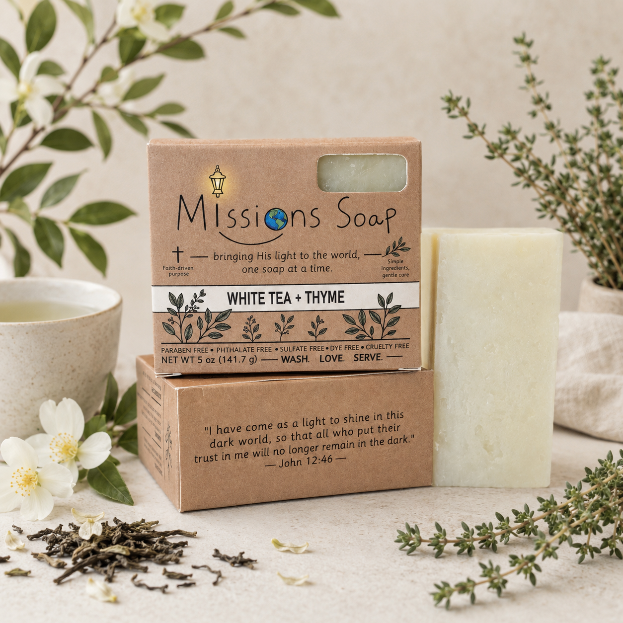 White Tea + Thyme 5 oz.